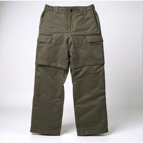 The North Face Cargo Pants Men Convertible Green Nylon Hiking Gorpcore Camp Fish - Picture 1 of 13
